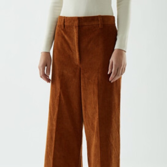 COS Pants - COS Cotton Wide Leg Corduroy Pants 12